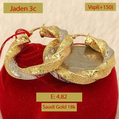 Saudi Gold Earrings