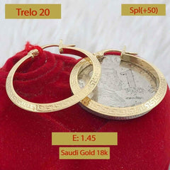 Saudi Gold Earrings