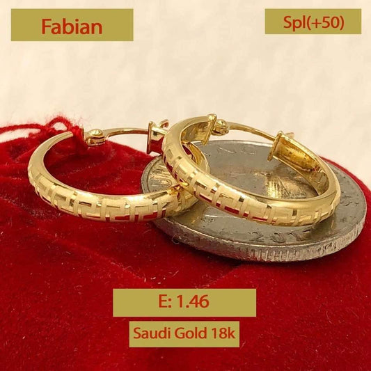 Saudi Gold Earrings