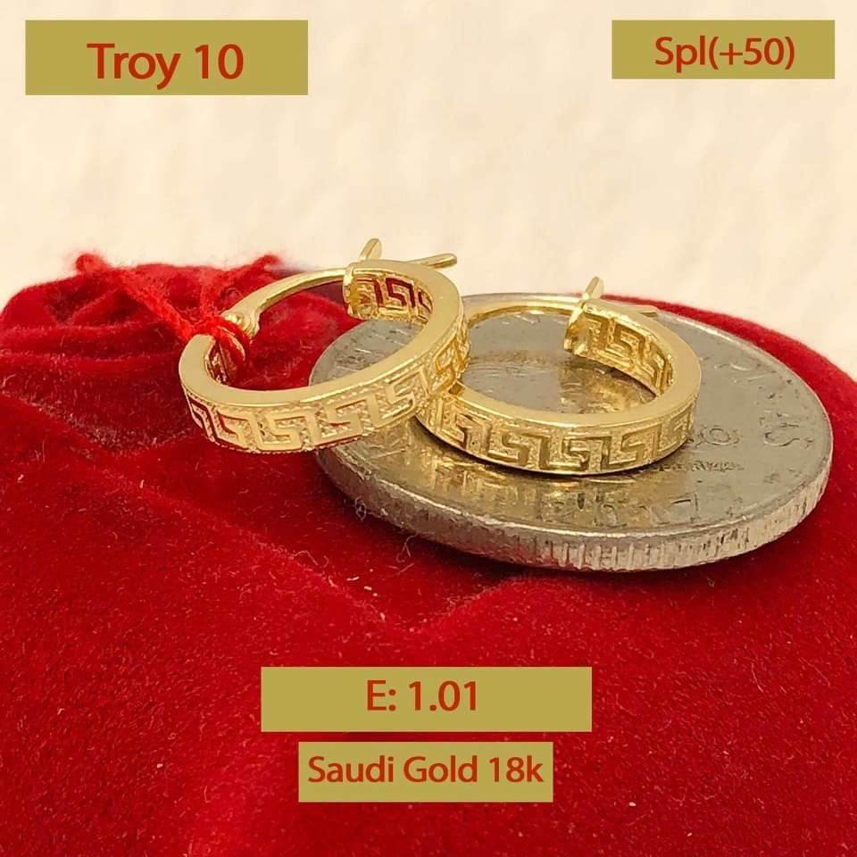 Saudi Gold Earrings