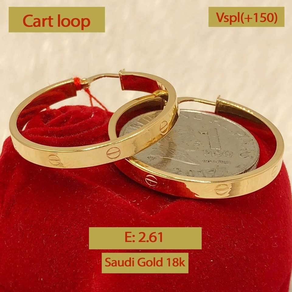 Saudi Gold Earrings