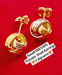 Saudi Gold Earrings