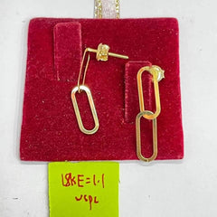 Saudi Gold Earrings