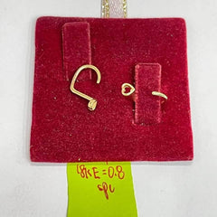 Saudi Gold Earrings