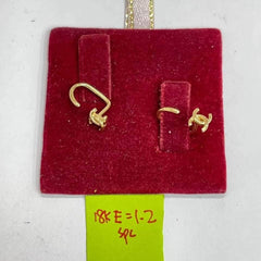 Saudi Gold Earrings