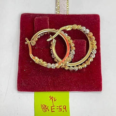 Saudi Gold Earrings