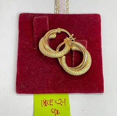 Saudi Gold Earrings