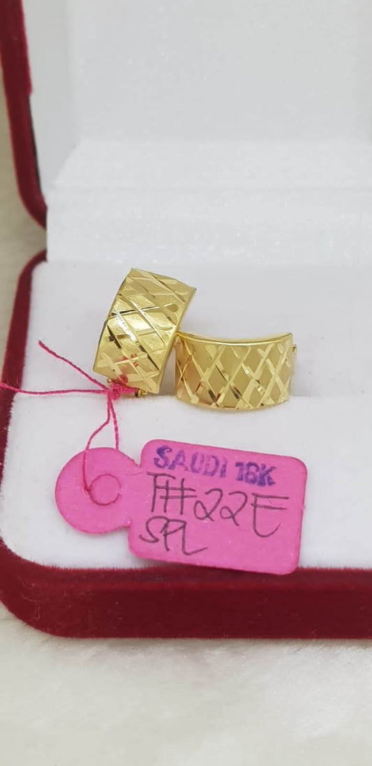 Saudi Gold Earrings