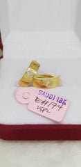 Saudi Gold Earrings