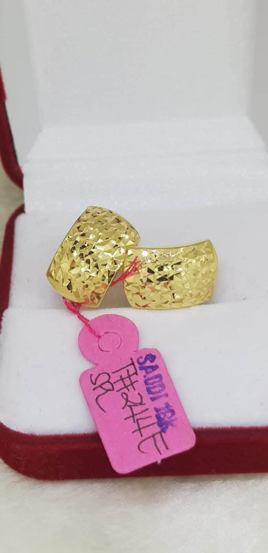 Saudi Gold Earrings