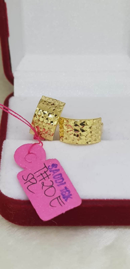 Saudi Gold Earrings