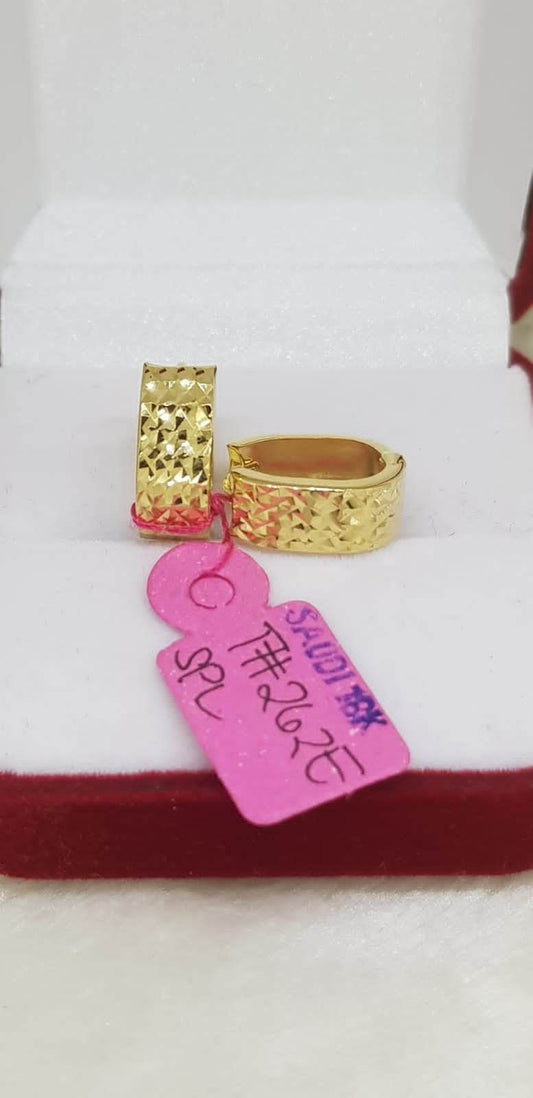 Saudi Gold Earrings