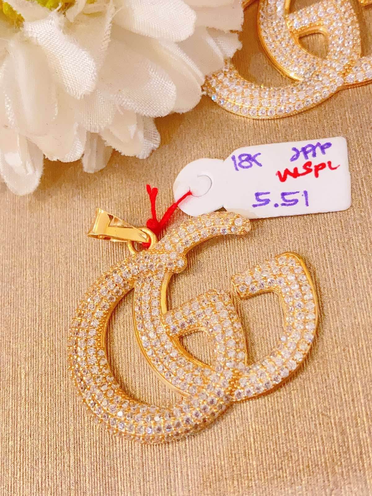 Saudi Gold Pendant