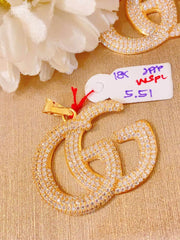 Saudi Gold Pendant