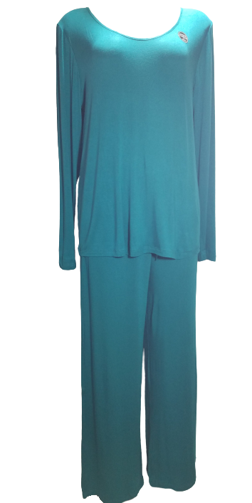 Harve Benard Everyday Koze Long Pajama Set Blue