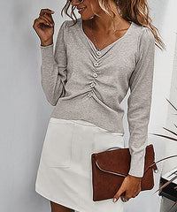 Supreme Fashion grey top l