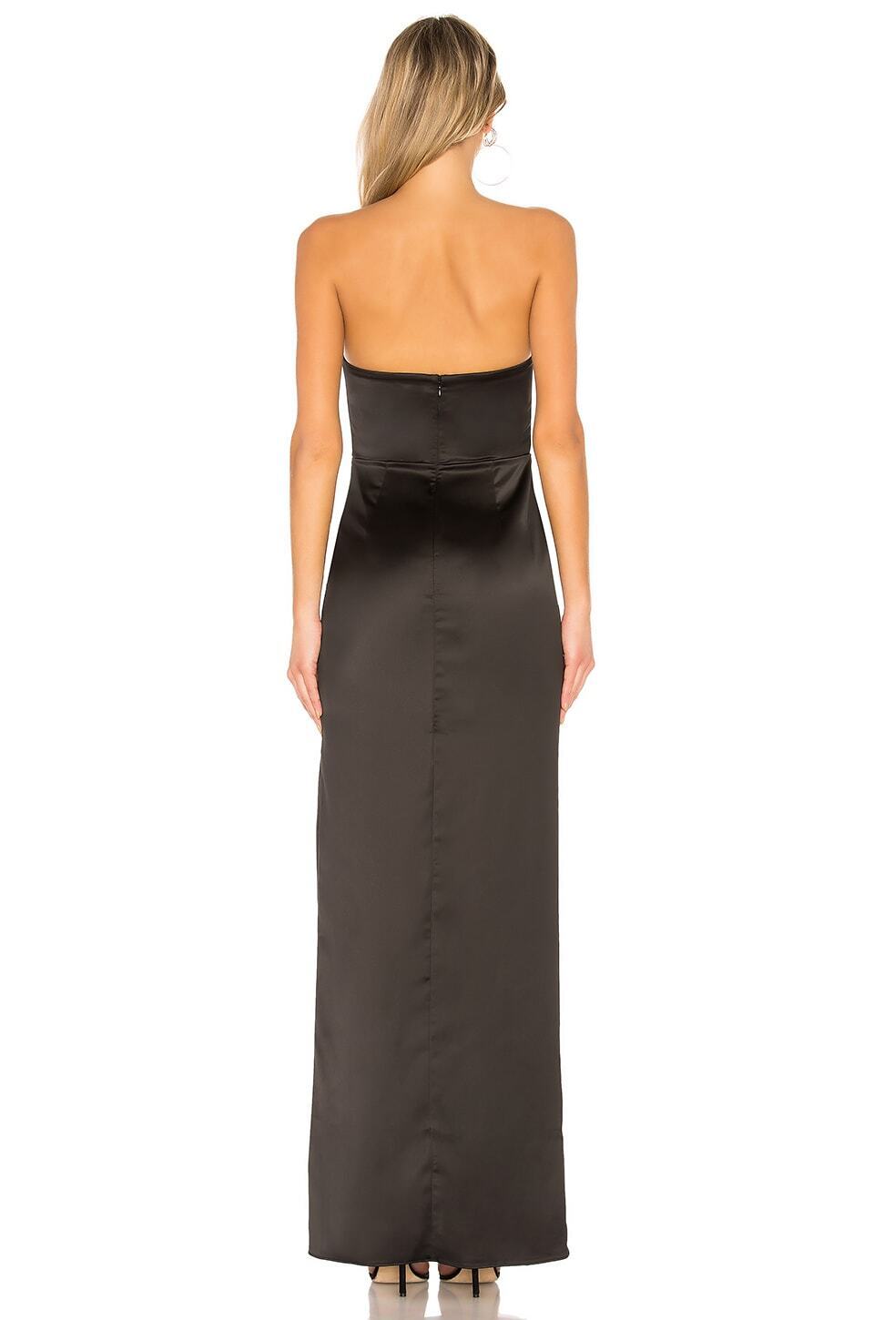black gown dress
