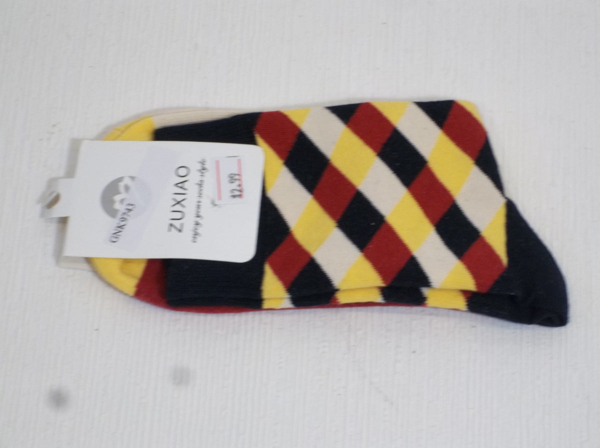 Red/Navy Zuxiao Socks