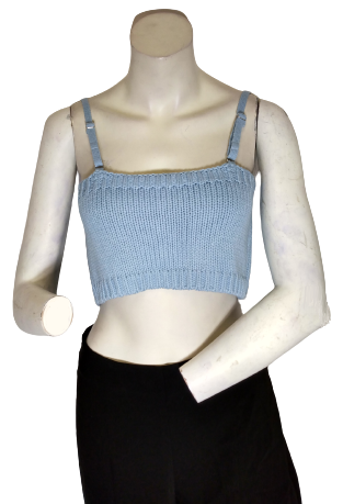 Baby Blue Tops -Top in Baby Blue - Callahan Lu