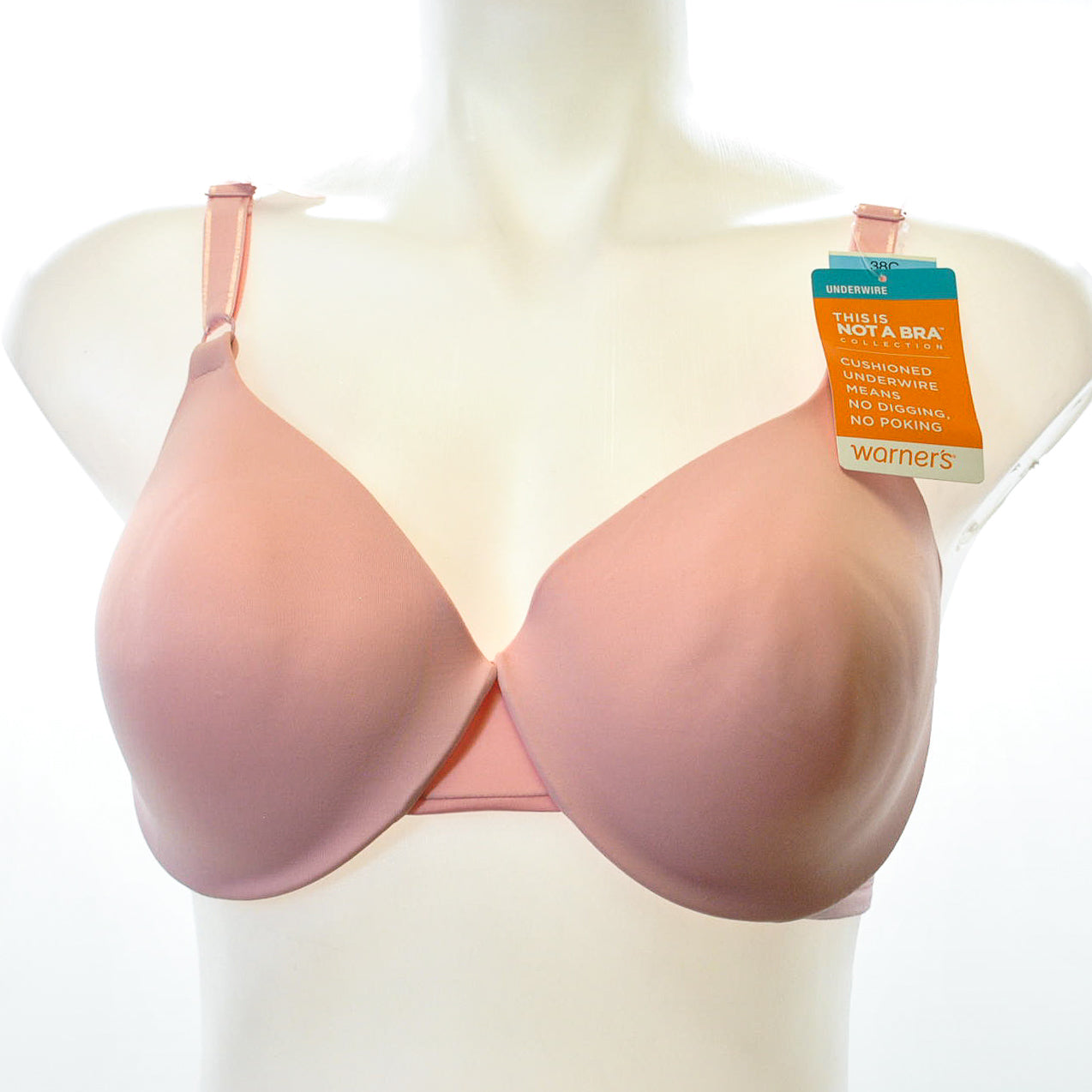 Warners This is Not a Bra Full Coverage Coral Blush