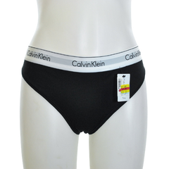 Calvin Klein Plus Size Modern Cotton Thong Black