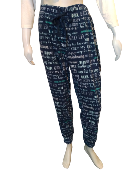 Diva Collection Aqua Deer Sleep Pant L
