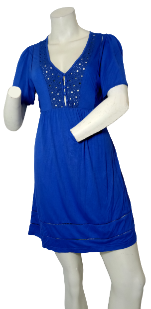 Minuet Embroidered dot dress