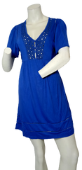 Minuet Embroidered dot dress