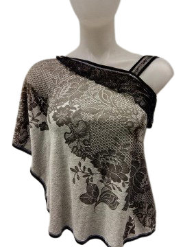 Libertalia Gray/Black Blouse