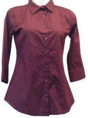 Zenana Outfitters Wine Blouse