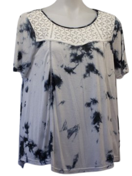She + Sky Tye Dyed Blouse