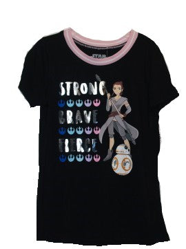 Black Stars Wars printed t-shirt