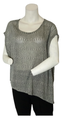 Honey Punch Thin Sweater White & Black