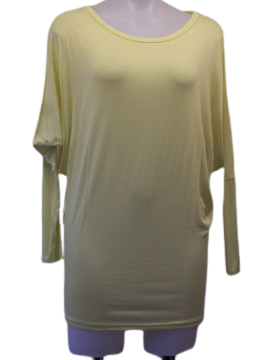 Love In Pale Yellow Loose Blouse
