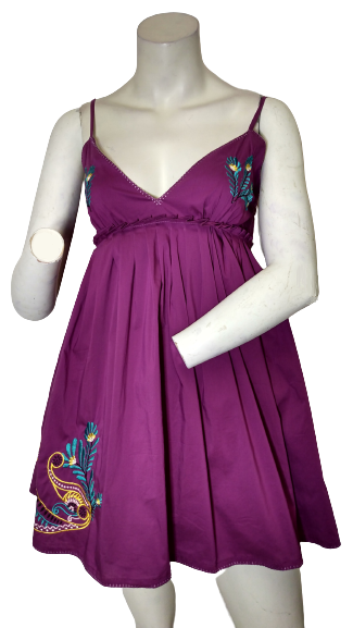 Minuet paisley embroidered dress