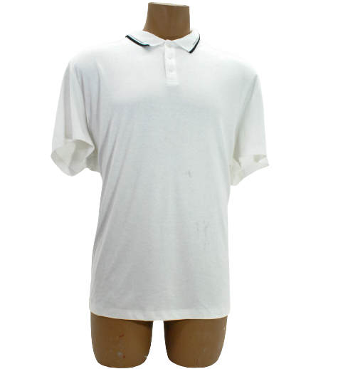 Alfani Men Bright White Solid Table Polo 3XL