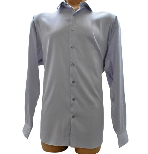 Alfani Men Purple Regular Fit Long Sleeve Shirt XXL 18-18 1/2, 36/37
