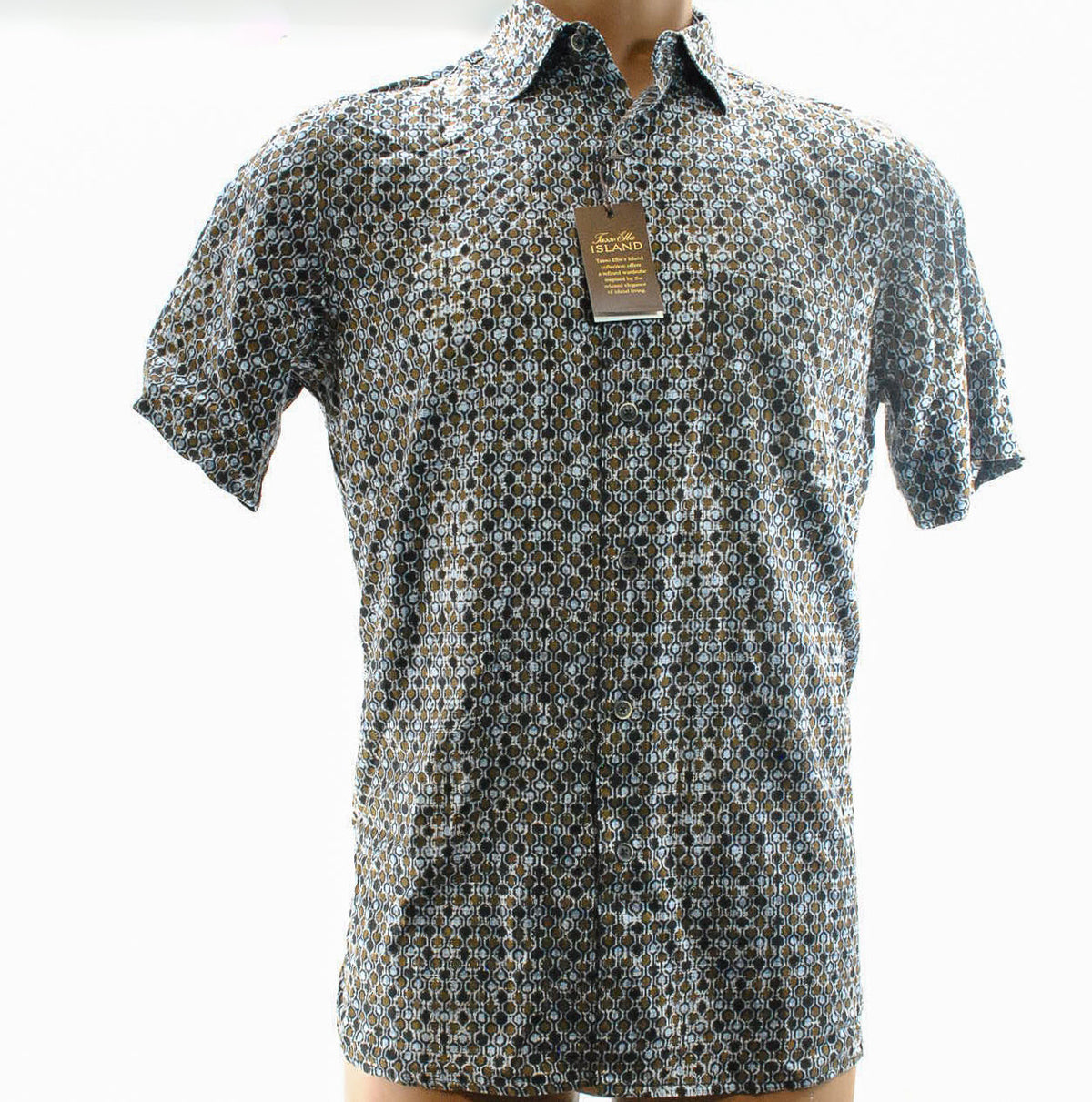 Tasso Elba black shirt s