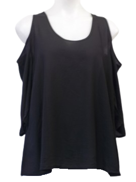 Zenana Outfitters Black Blouse