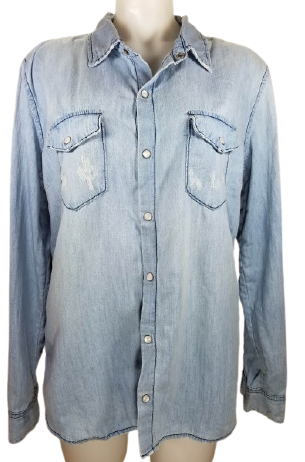 Carmar Denim Long Sleeve Top