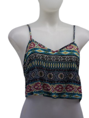 VVNVVN Patterned Crop Top