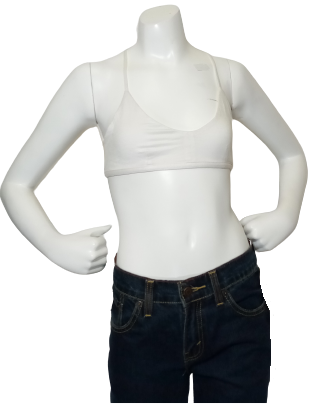 Honey Punch White Training Bra