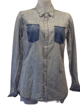 Carmar Denim Long Sleeve Top