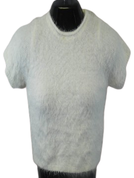 House Of Three Fuzzy Cropped Sweater