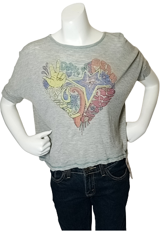 Libertalia Gray Patterned Blouse