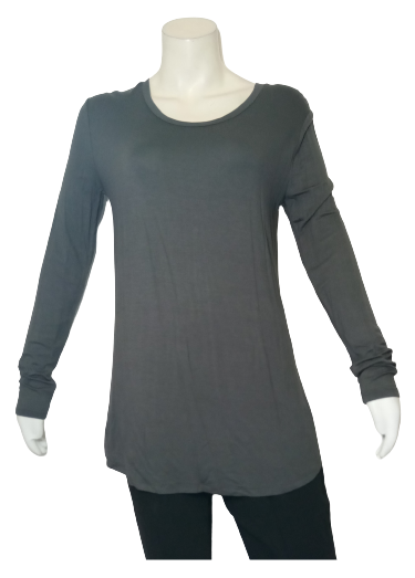 Zenana Premium Gray Blouse