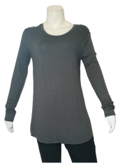 Zenana Premium Gray Blouse