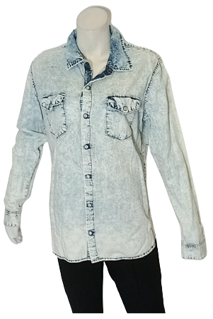 Carmar Denim Long Sleeve Top