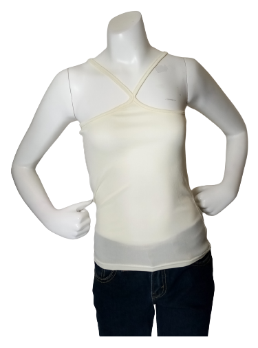 Pale Yellow Spaghetti Strap Top