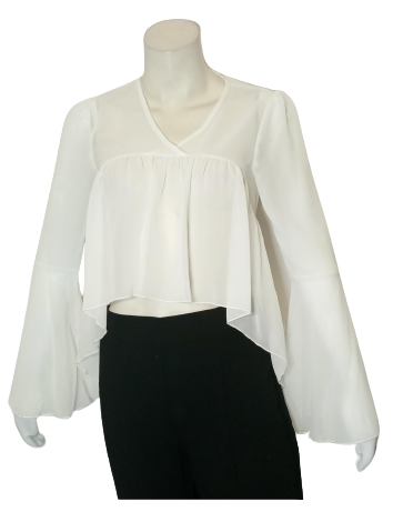 Urmoda Sheer Long Sleeve Top